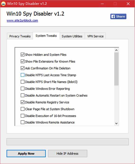 雨林木风Win10系统Spy Disabler如何使用