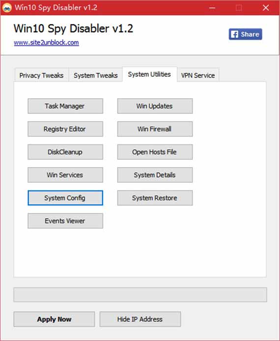 雨林木风Win10系统Spy Disabler如何使用