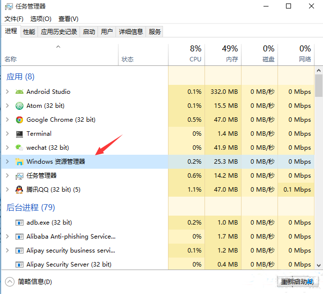 雨林木风win10系统任务栏图标点击没反应怎么解决