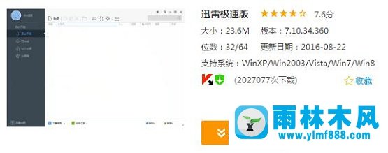 雨林木风win7系统打开迅雷就死机怎么办？