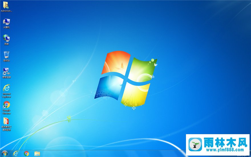 雨林木风系统 Win7旗舰版 32位 V2017.04 桌面图2