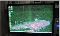 雨林木风xp电脑屏幕出现雪花点原因分析