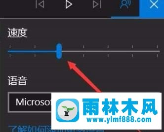 雨林木风win10如何增加edge浏览器朗读音量?