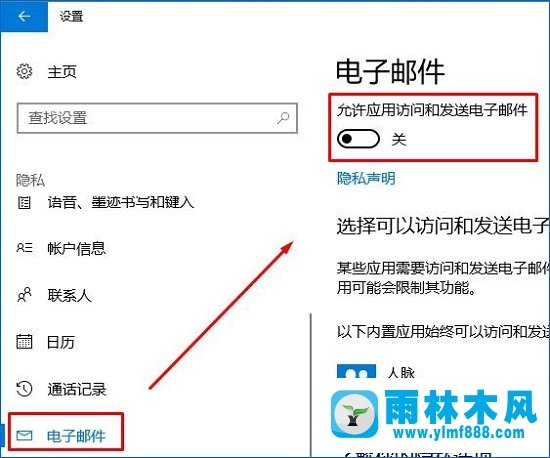 雨林木风win10提示“没有关联的电子邮件程序来执行请求的操作”怎么办?