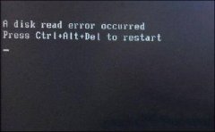 Win7重装系统后出现a disk read error occurred怎么解决?