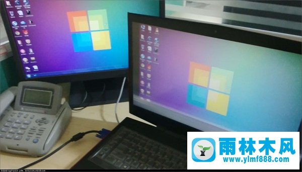 雨林木风win7笔记本切换外接显示器怎么操作？