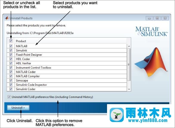 雨林木风win7系统卸载matlab清理注册表的方法