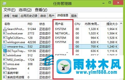 怎么查看雨林木风win8系统中程序的运行权限