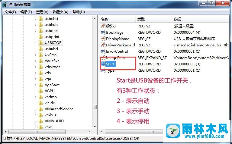 雨林木风Win7插入U盘电脑没有安全删除硬件图标应该怎么解决