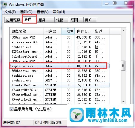 雨林木风Win7电脑桌面图标消失了如何解决