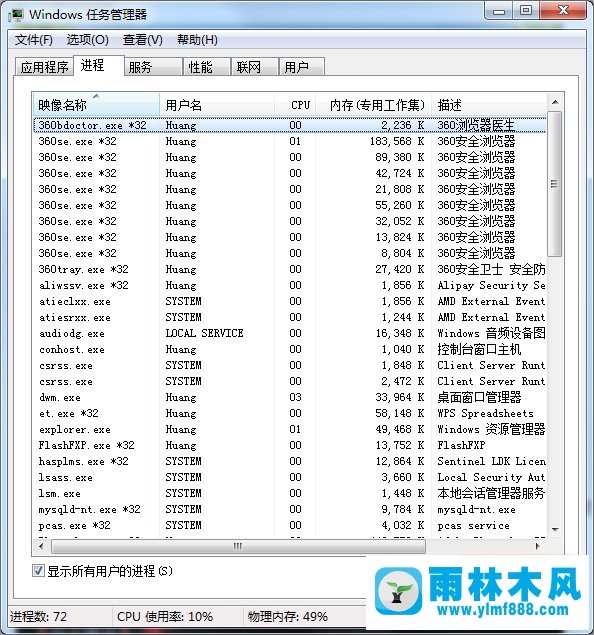 雨林木风win7文件不能删除怎么办