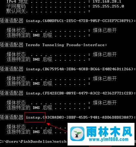 怎么在雨林木风win7系统中进行多于网络适配器图标的批量删除