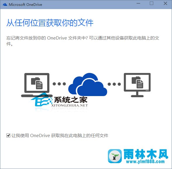 雨林木风系统如何激活OneDrive