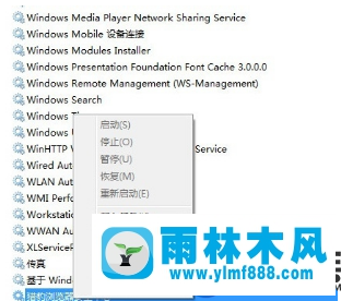 雨林木风win7删除多余的系统服务的教程