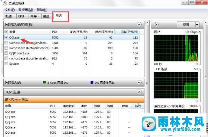 win7系统如何查看QQ好友的IP地址的详细方法教程