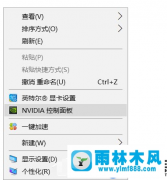 雨林木风win10系统里nvidia显卡卸载的方法教程