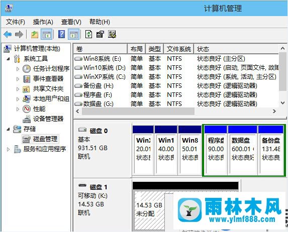 雨林木风win10系统上U盘变成0字节的解决办法