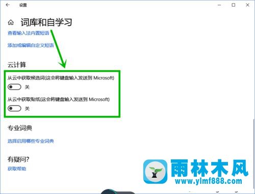 雨林木风win10打字卡顿的解决教程