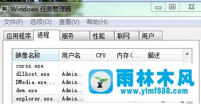 雨林木风win7旗舰版桌面什么都没了的找回方法