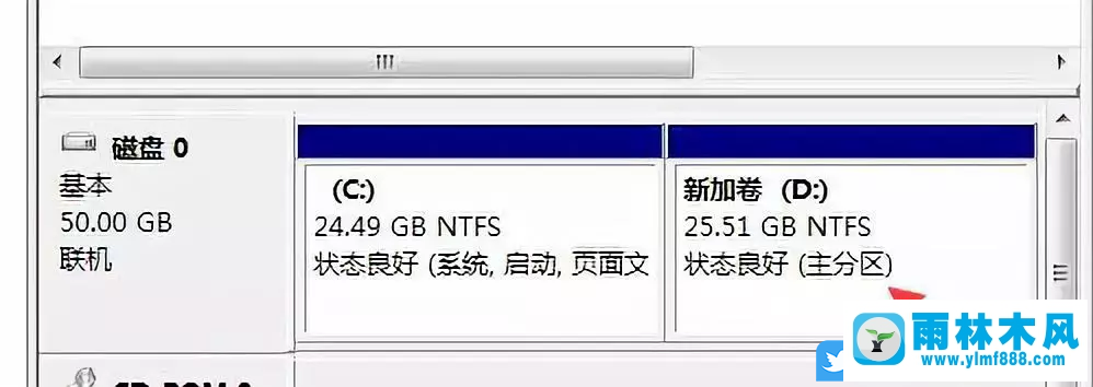 win10系统只有C盘,不重装系统怎么分区的操作方法